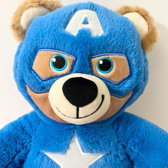 Build A Bear Captain America 16 Inch Tall Plush Marvel Stuffed Animal Bab - Picture 14 of 14